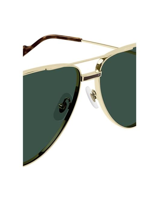 Cartier Green Aviator Frame Sunglasses for men