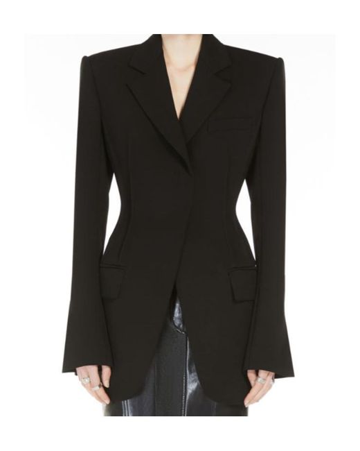 Sportmax Black Tirolo Single-Breasted Jacket