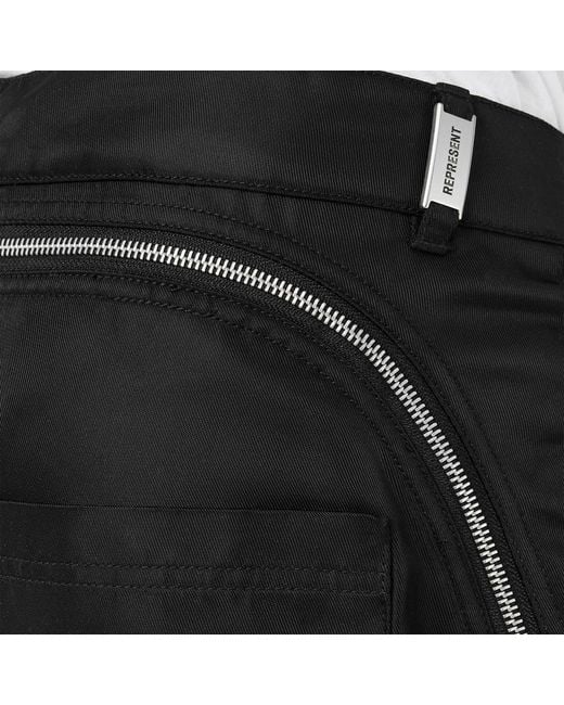 Represent Black Versatile Casual Trousers for men