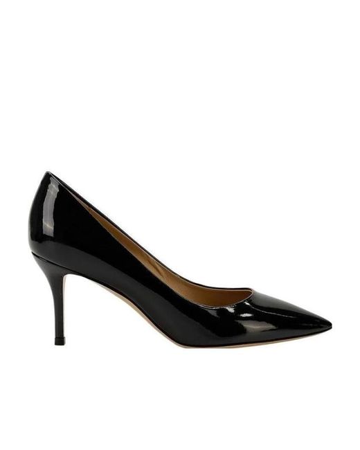 Ferragamo Black Pointed High Heels