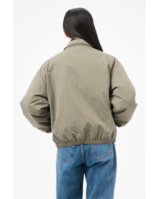 Our Legacy Blue Cropped Avenue Puffer Jacket