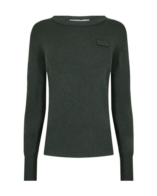 Chloé Green Elegant Knitted Sweater