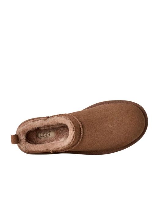 Ugg Brown Classic Micro Boots