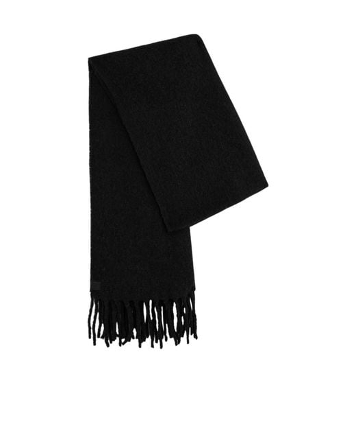 Canada Goose Black Alpaca-Blend Scarf