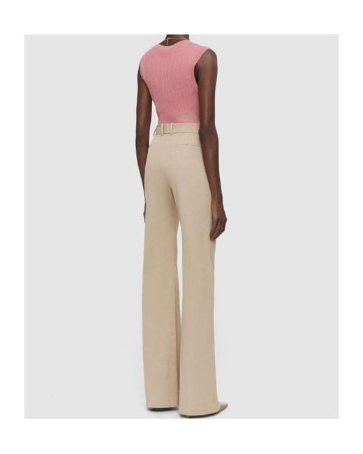 Joseph Natural Straight-Leg Trousers