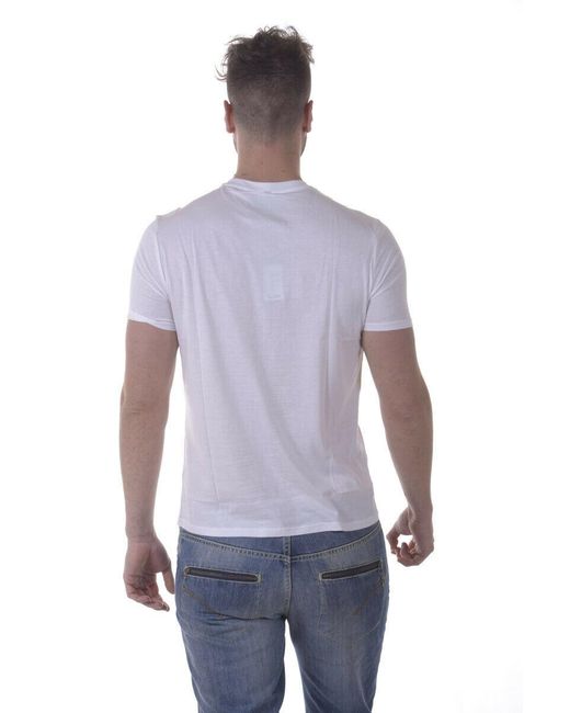Armani Jeans Purple Round-Necked T-Shirt for men