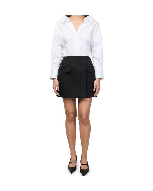 Givenchy Black Tailored Mini Skirt