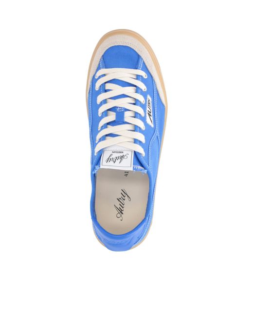Autry Blue Windscape Panelled Sneakers for men