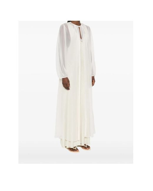 Forte_forte White Long Cardigan