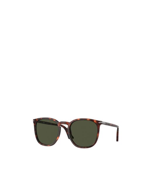 Persol Green Rectangular Frame Sunglasses for men