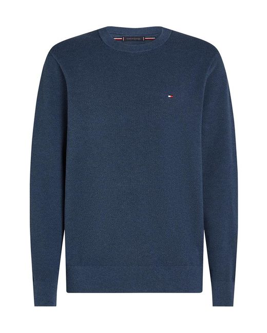 Tommy Hilfiger Blue Long-Sleeved Sweater for men