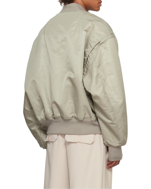 Entire studios Natural Broad Bomber Jacket for men