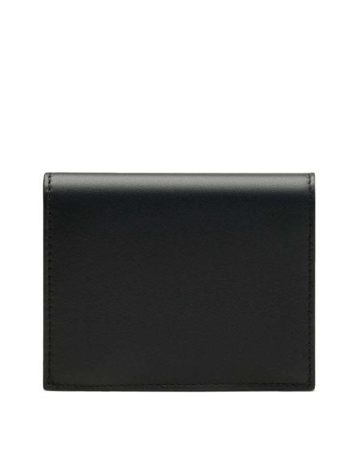 AMI Black Ami De Coeur Bi-Fold Leather Wallet