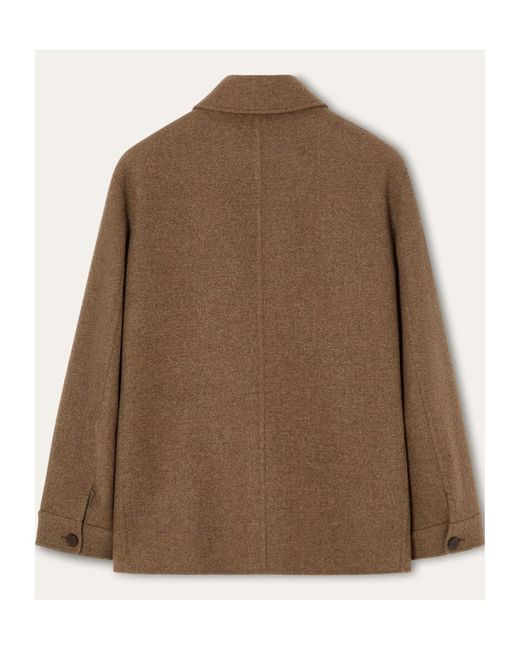 Loro Piana Brown Devis Caban for men