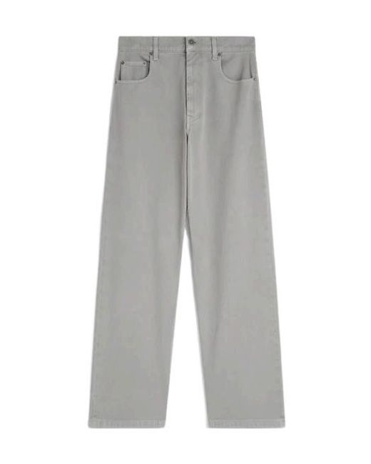 Phoebe Philo Gray Belt Loop Jeans