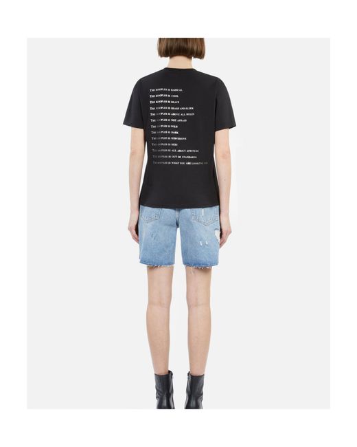 The Kooples Black Short-Sleeved T-Shirt
