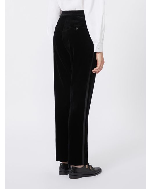 Max Mara Black Button Detailed Regular Fit Trousers