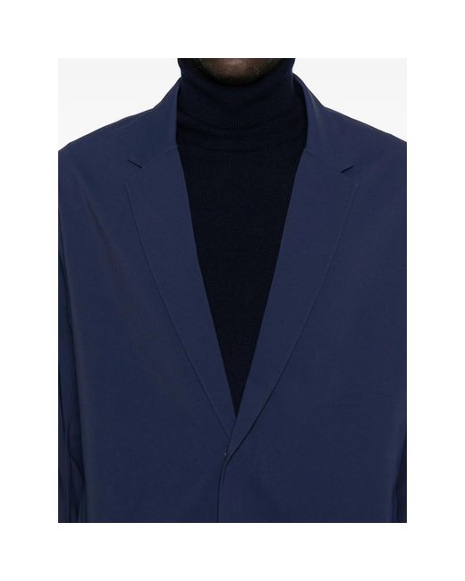 Veilance Blue Single-Breasted Blazer for men