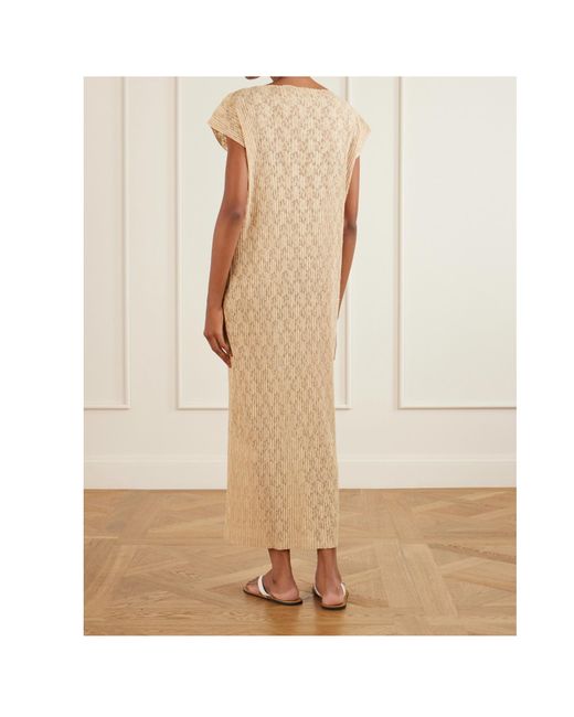 The Row Natural Round Neck Dress