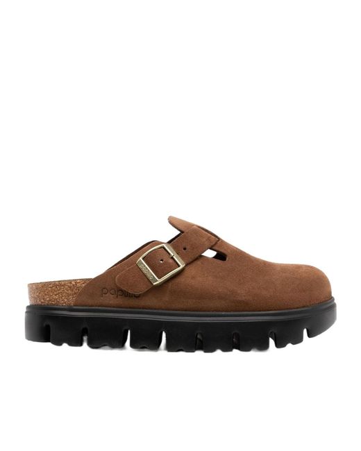 Birkenstock Brown Boston Slip-On Mules for men