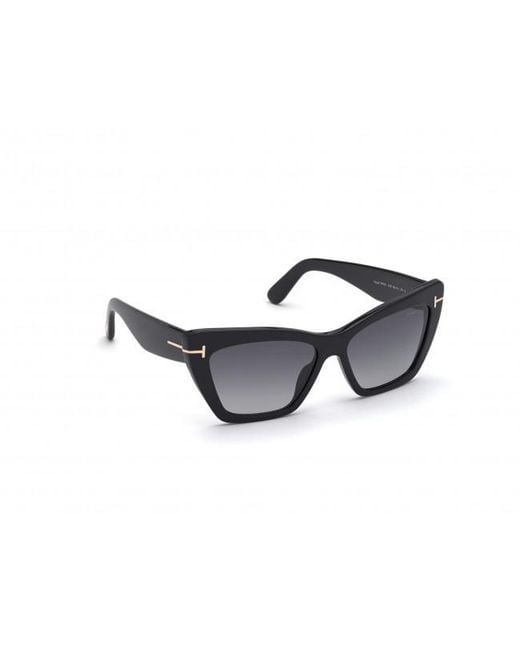 Tom Ford White Eyewear Whyatt Butterfly Framed Sunglasses