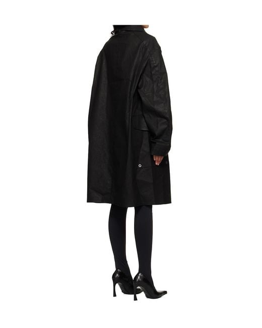 Vetements Black Fireman Hooks Coat for men