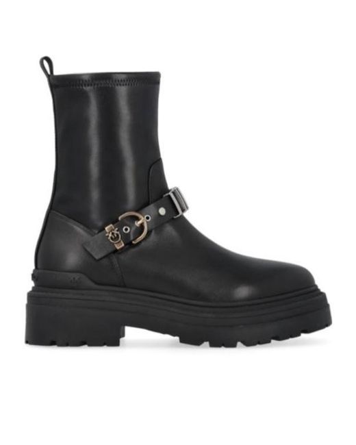 Pinko Black Mia 27 Ankle Boots