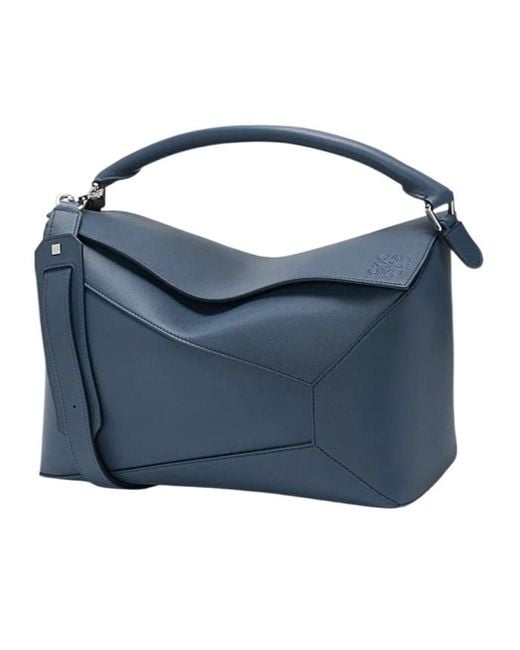 Loewe Blue Puzzle Edge Large Shoulder Bag for men