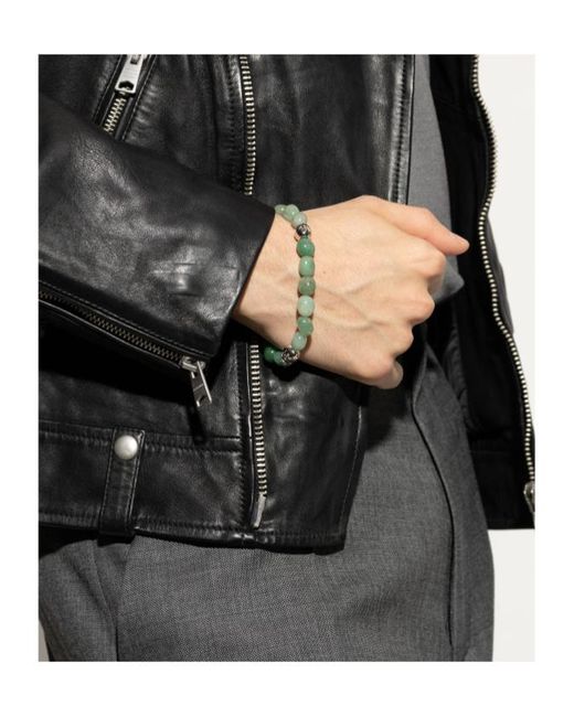 Ferragamo Green Bracelet With Stones
