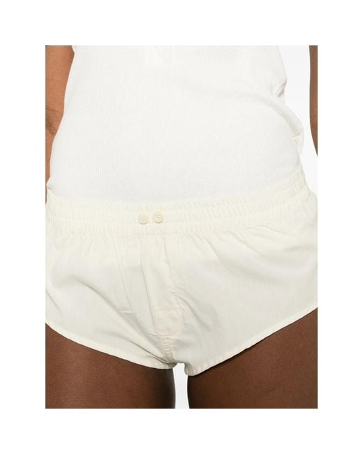 Entire studios White Button Shorts