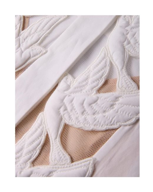 Zimmermann White Luna Applique Blouse