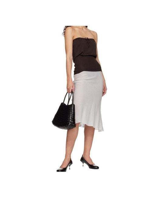 Dragon Diffusion Black Santa Croce Small Tote Bag
