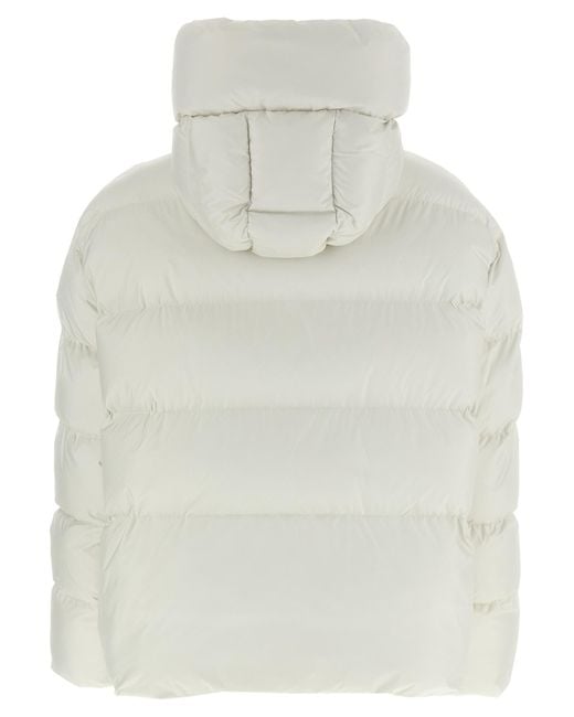 Pinko Gray Hoodie Padded Jacket