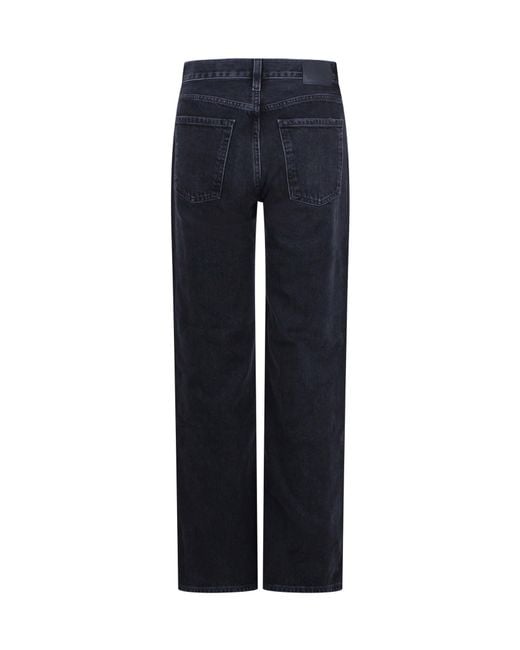 Citizens of Humanity Blue Annina High-Raise Wide Leg Jeans