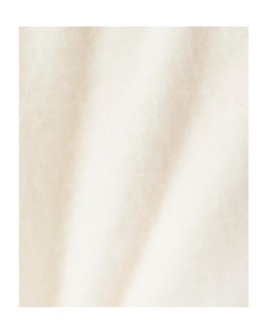 The Row White Ednah Wool Tapered Casual Pants