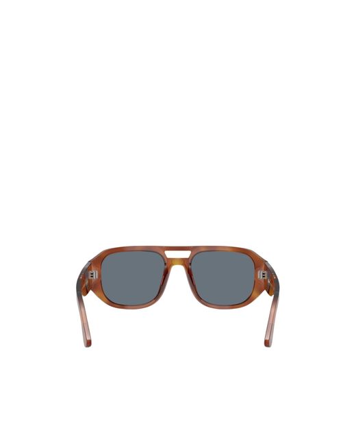 Persol Blue Pilot Frame Sunglasses for men
