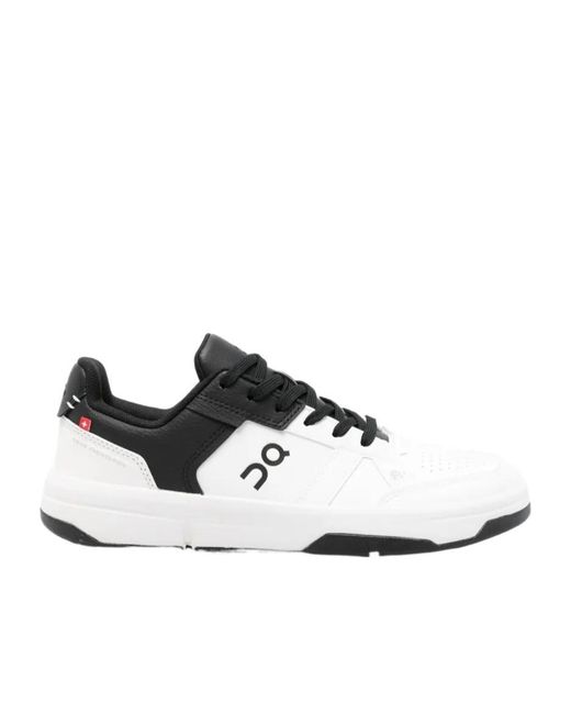 On Shoes White Perforated Sneakers