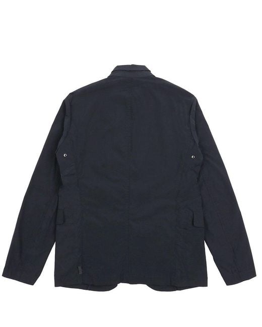 Armani Collezioni Blue Single-Breasted Casual Jacket for men