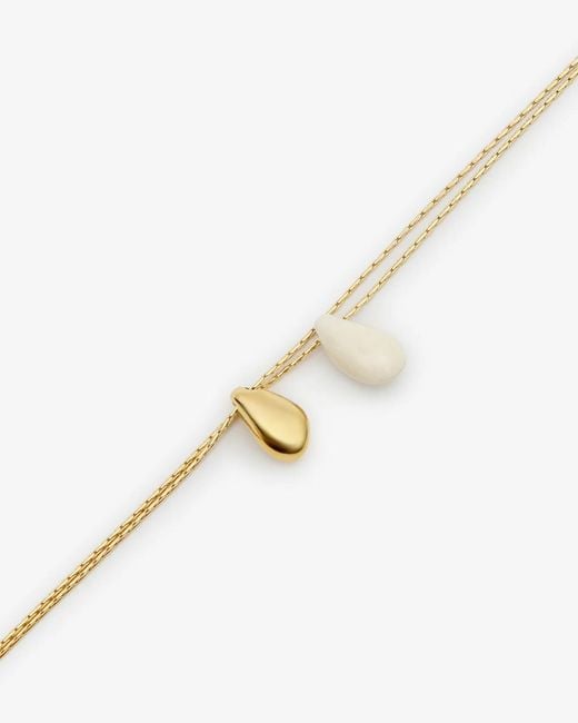 Isabel Marant Metallic Imala Embellished Necklace