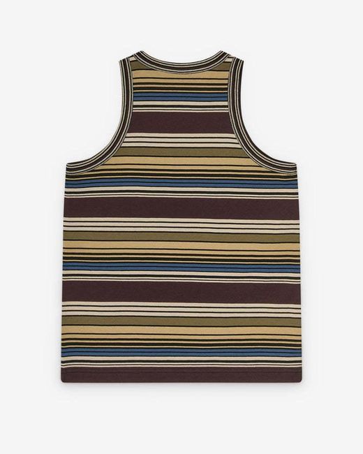 Sacai Gray Striped Tank Top