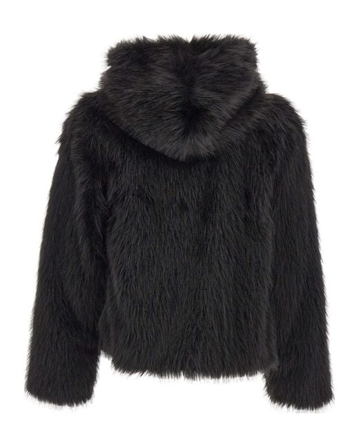 Kaos Black Long-Sleeve Hooded Jacket