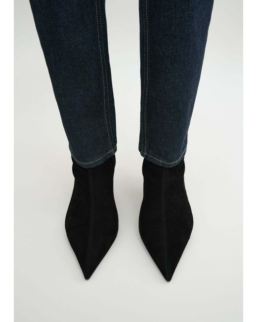 Totême Black Totême Pointed Toe Sock Boots