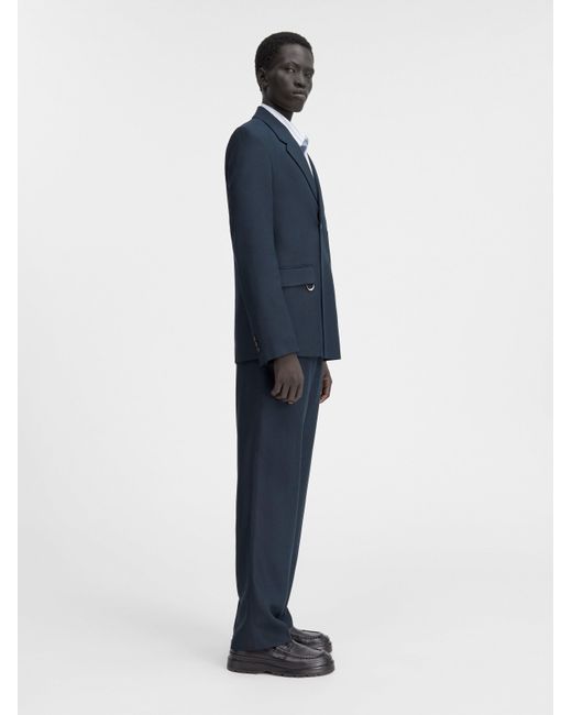 Jacquemus Blue Double-Breasted Blazer for men