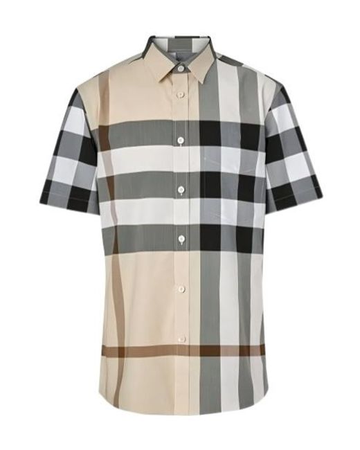 Burberry Multicolor Plaid Shirt for men
