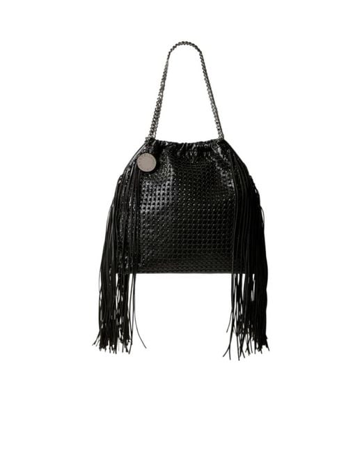 Stella McCartney Black Falabella Medium Shoulder Bag
