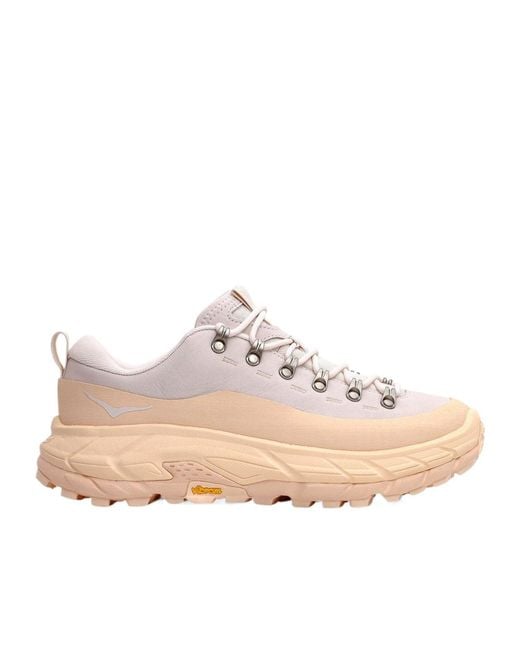 Hoka One One Pink Platform Sneakers for men
