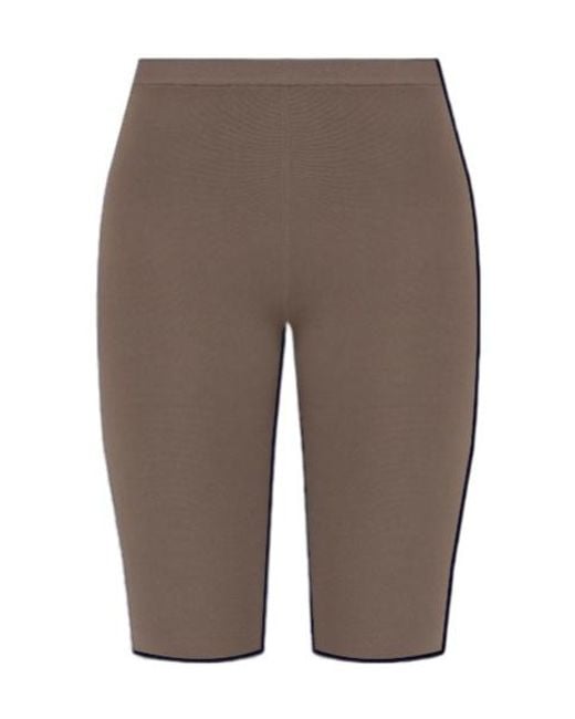 Entire studios Brown Ribbed Shorts for men