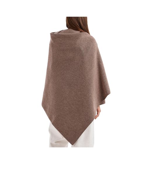 Magda Butrym Brown Knitted Shawl