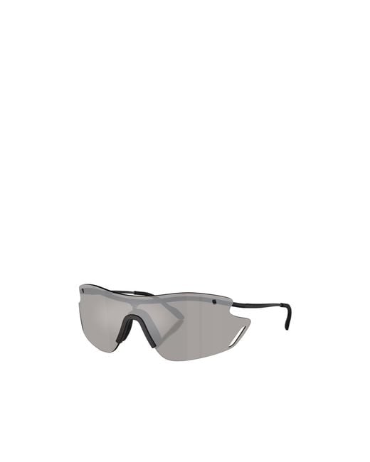 Oakley Gray Geometric Sunglasses for men