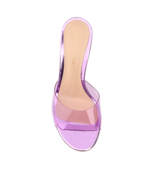 Gianvito Rossi Pink Sofia Mules